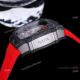 2021 New Richard Mille RM 27-02 Tourbillon Rafael Nadal Tennis Court Watch Red Fabric Strap Best Clone (4)_th.jpg